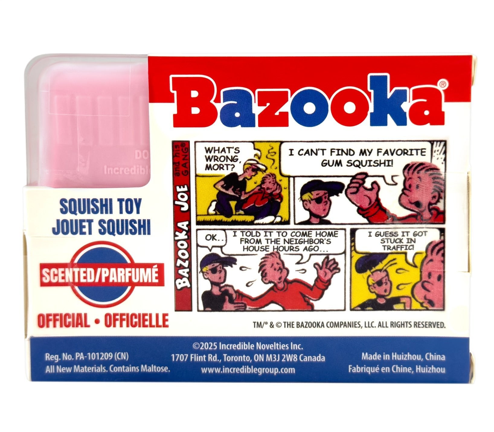 Bazooka Gum Scented Squishi Toy