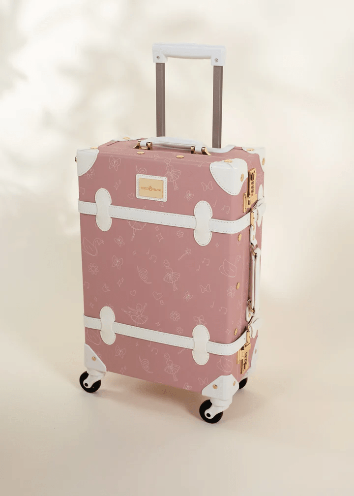 Coco Village Vegan Leather CarryOn Suitcase Ballerina