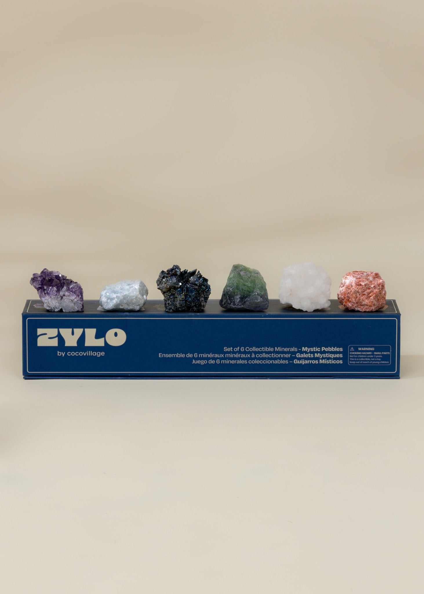 Coco Village Set of 6 collectible Minerals - Mystic Pebbles - Image 3
