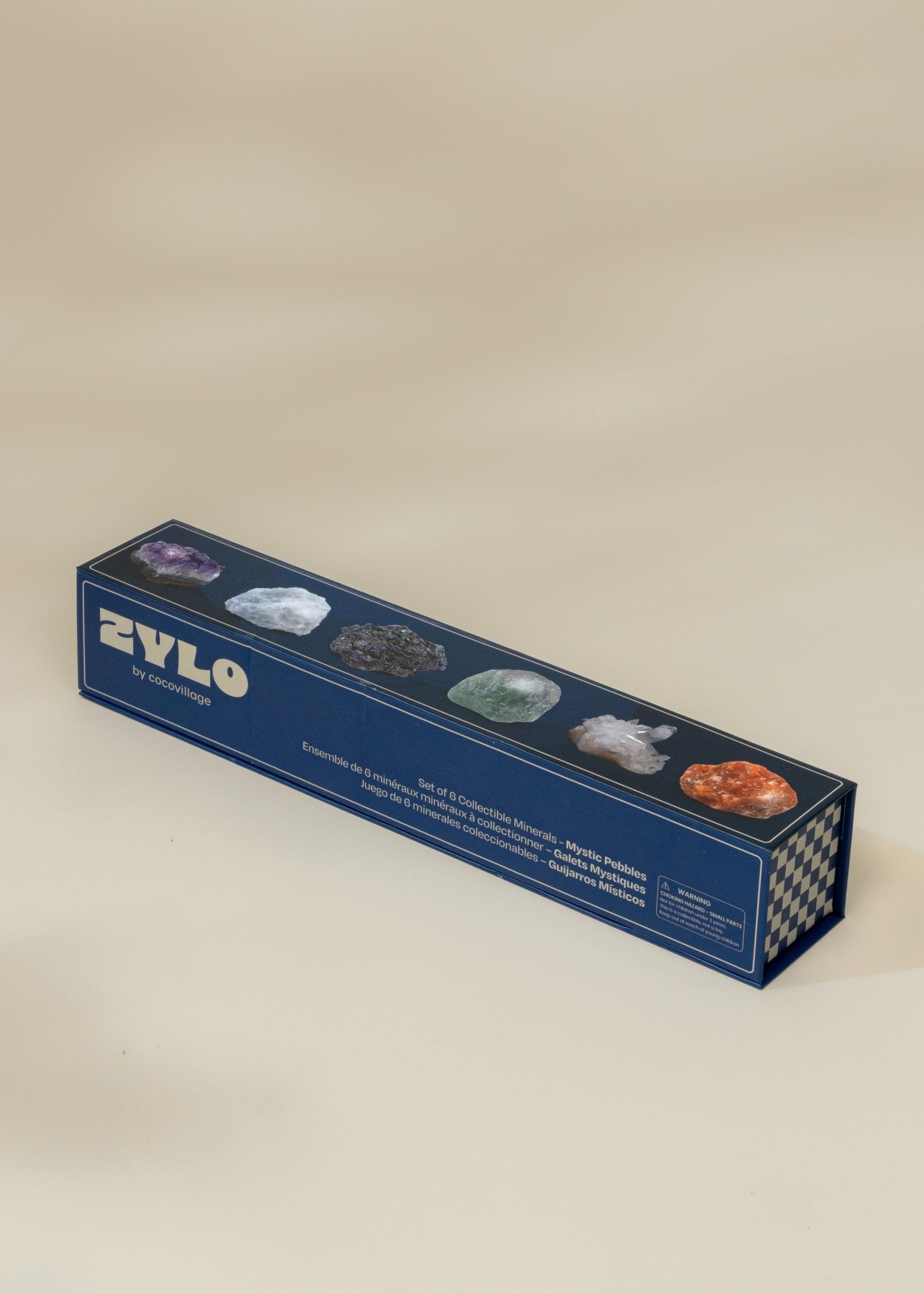 Coco Village Set of 6 collectible Minerals - Mystic Pebbles