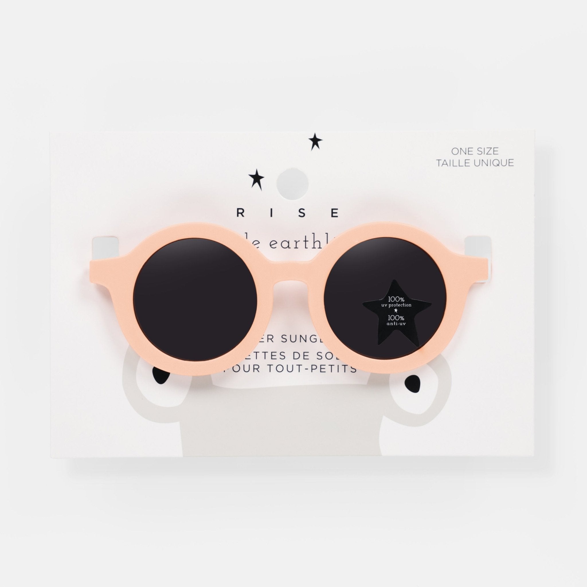 Rise Little Earthling Round Sunglasses - Pink / OS - Image 3