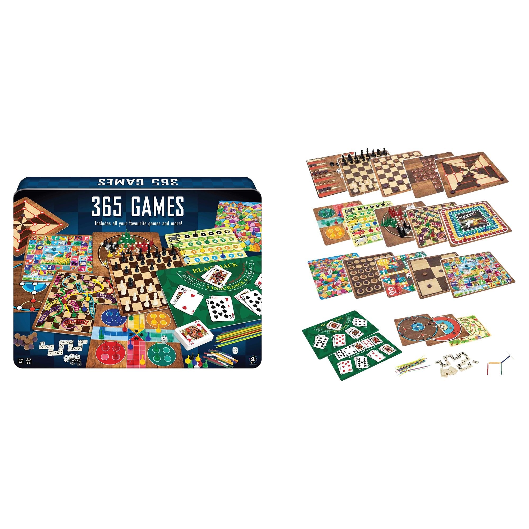365 Games in Tin Case - Image 3
