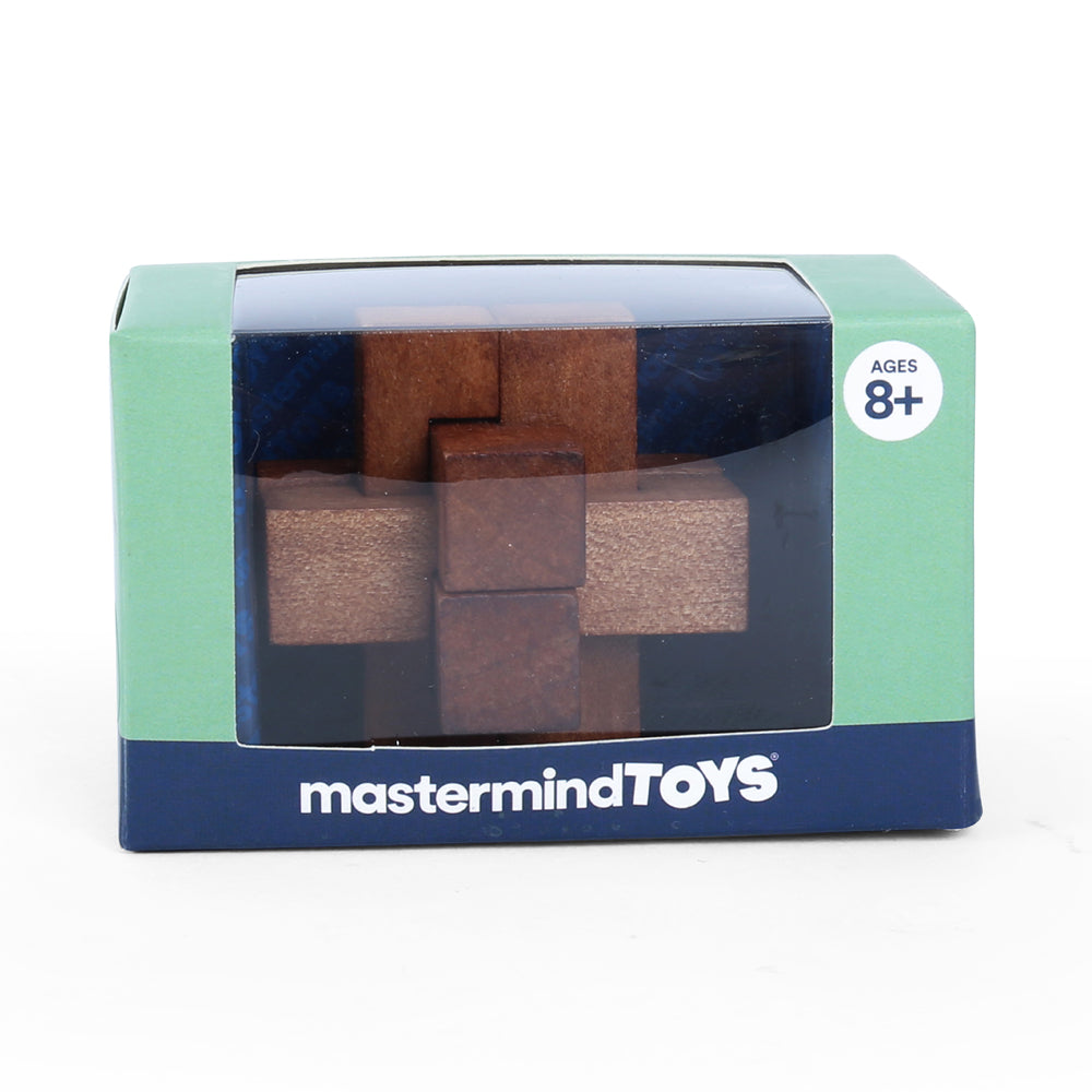 Made By Mastermind Toys Mastermind Toys 3D Mini Wooden Classic Cross Puzzle - Image 5