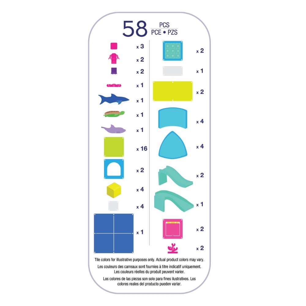 The Original MAGNA-TILES® Undersea Adventure 58-Piece - Image 9