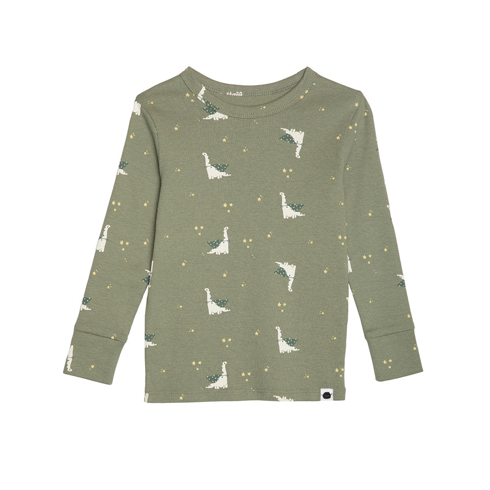 rise little earthling Long Sleeve 2 Piece Sleep Set TGFSL00 - Hazel Dino / 18-24M - Image 16