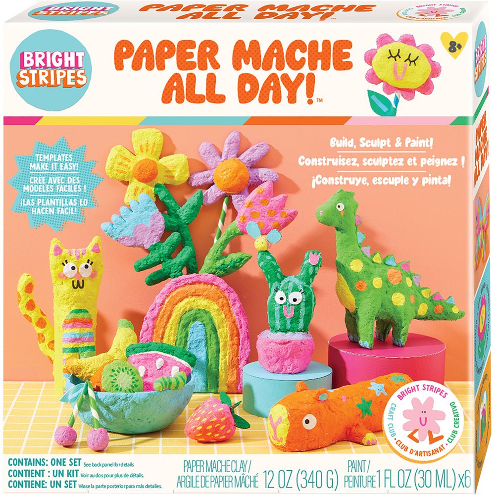 Bright Stripes Paper Mache All Day - Image 2