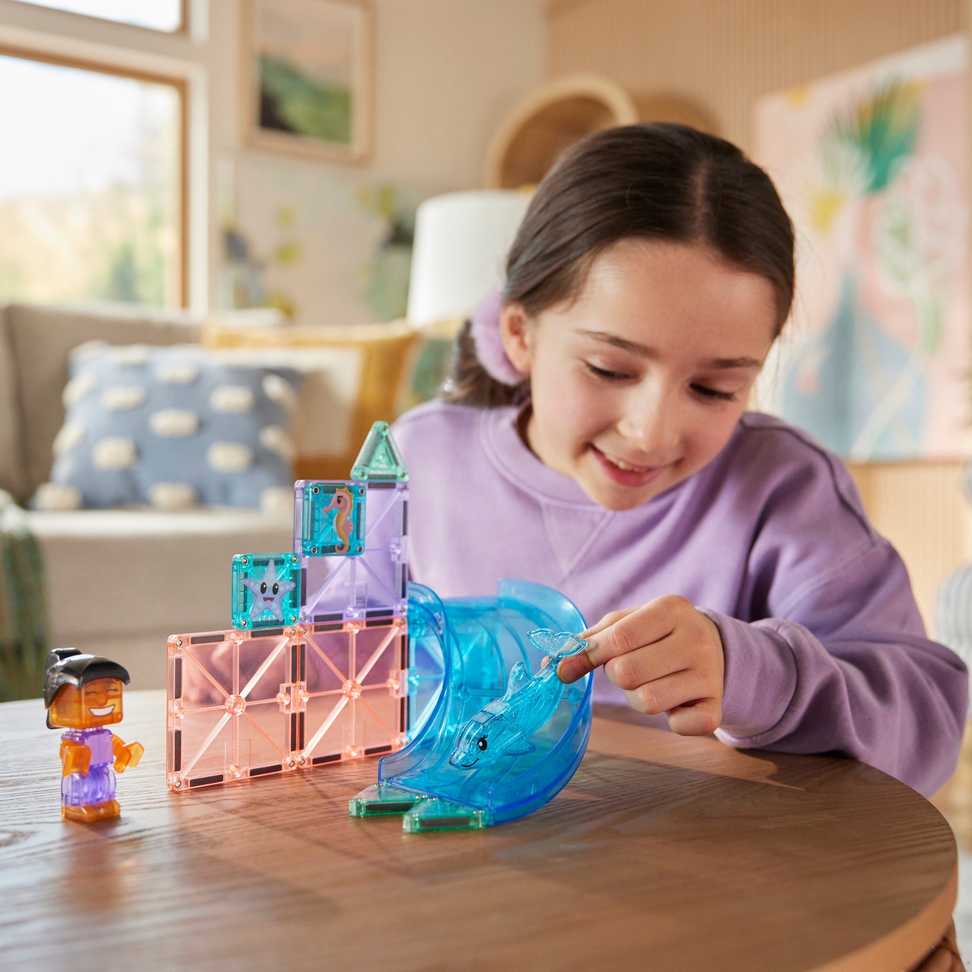 The Original MAGNA-TILES® Dolphin Bay 13-Piece - Image 6