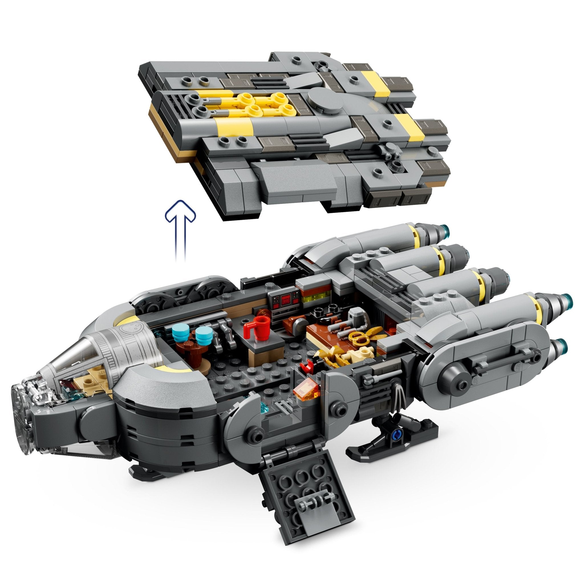 LEGO® Star Wars: The Mandalorian and Grogu Anzellan Starship 75445 - Image 3