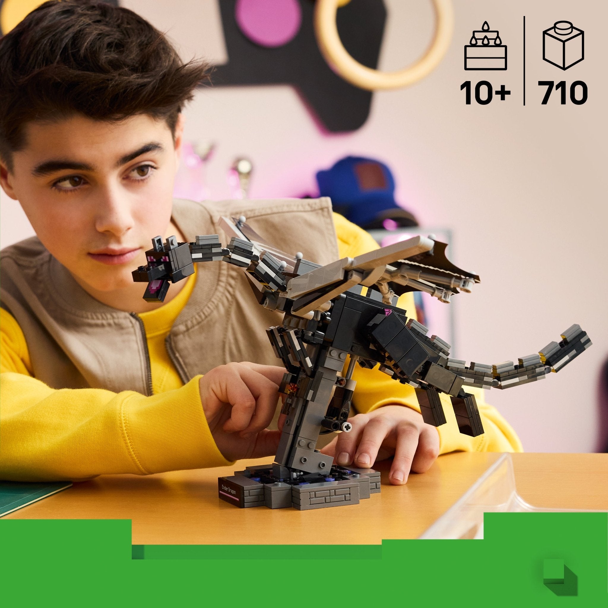LEGO® Minecraft The Ender Dragon Building Toy 21595 - Image 2