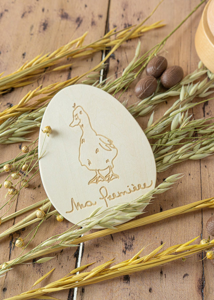Coco Village Baby Milestone Wooden Plate - My First Easter - Image 7