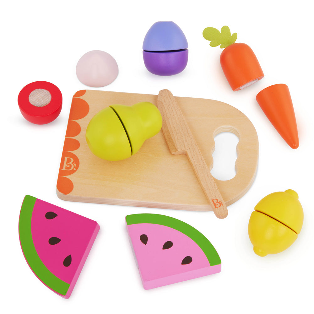 B.Toys Wooden Fruits & Vegetable Playset - Image 3