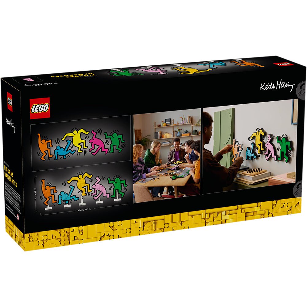 LEGO® Art Keith Haring – Dancing Figures Living Room Decor 31216