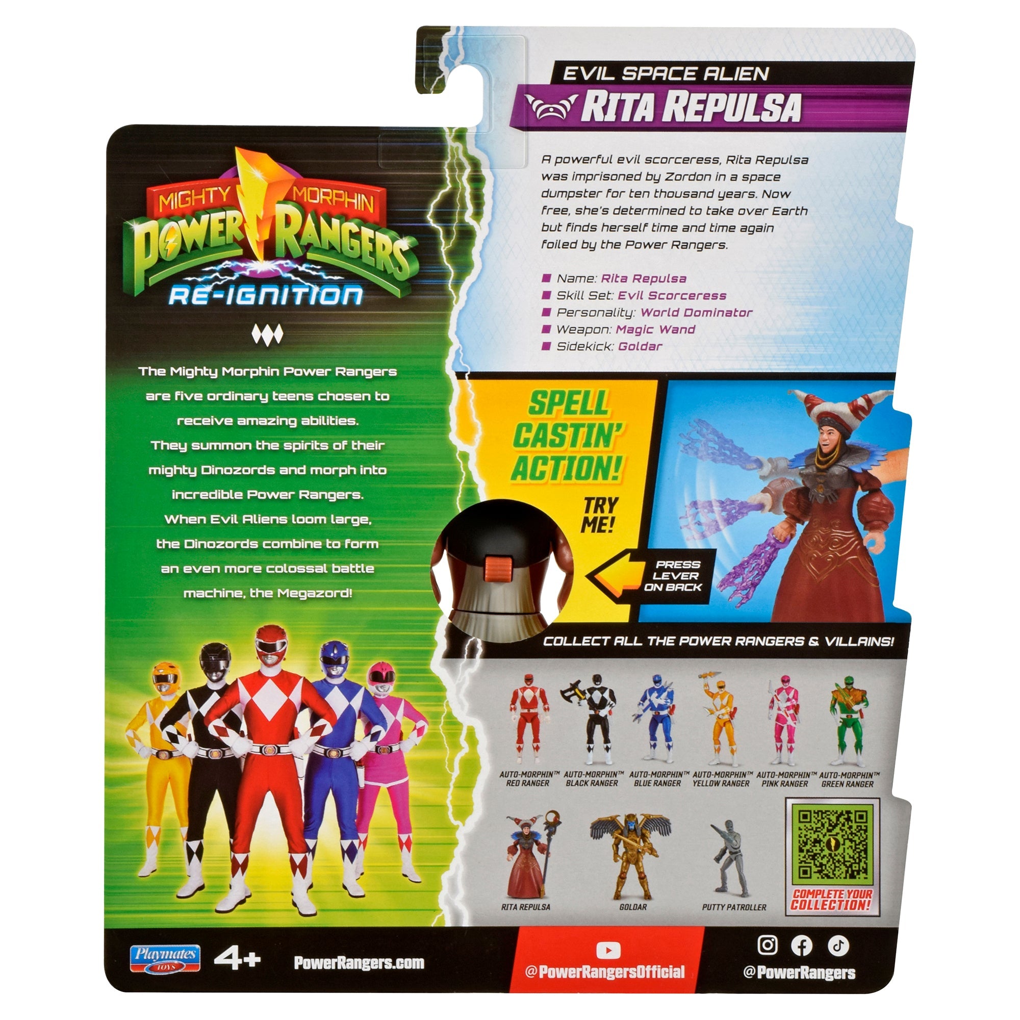 Mighty Morphin Power Rangers - Villains Figure - Rita Repulsa - Image 4