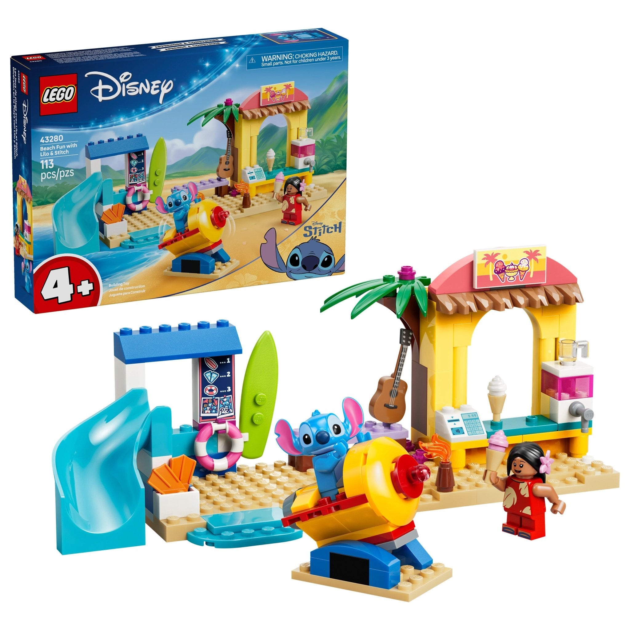LEGO® Disney Beach Fun with Lilo & Stitch 43280