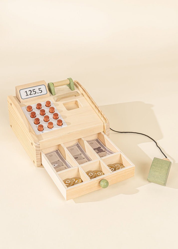 Coco Village Wooden Cash Register - Image 4