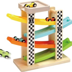 Top Bright Motor & Senses Wooden Ramp Racer with Mini Cars