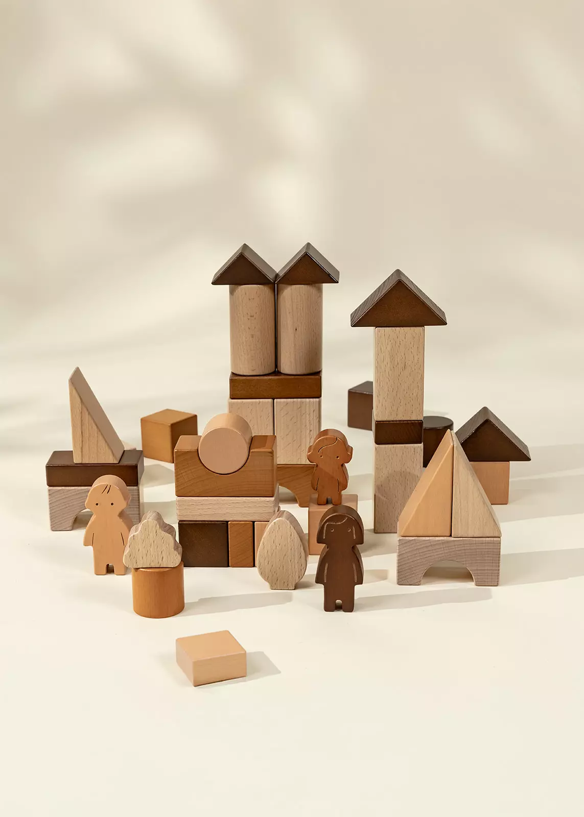 Coco Village Wooden Construction Blocks Set - 56pcs - Image 4