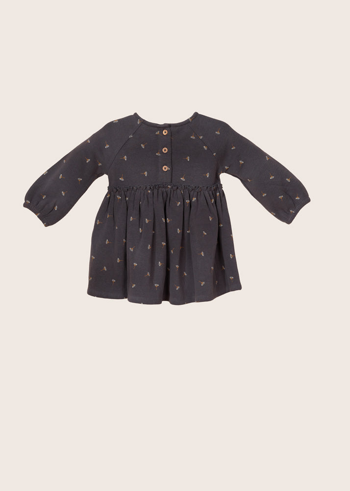 rise little earthling Empire Waist Dress - Obsidian / 9-12m - Image 3