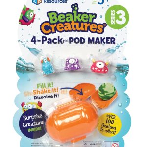 Learning Resources Beaker Creatures® 4-Pack plus Pod Maker, Series 3