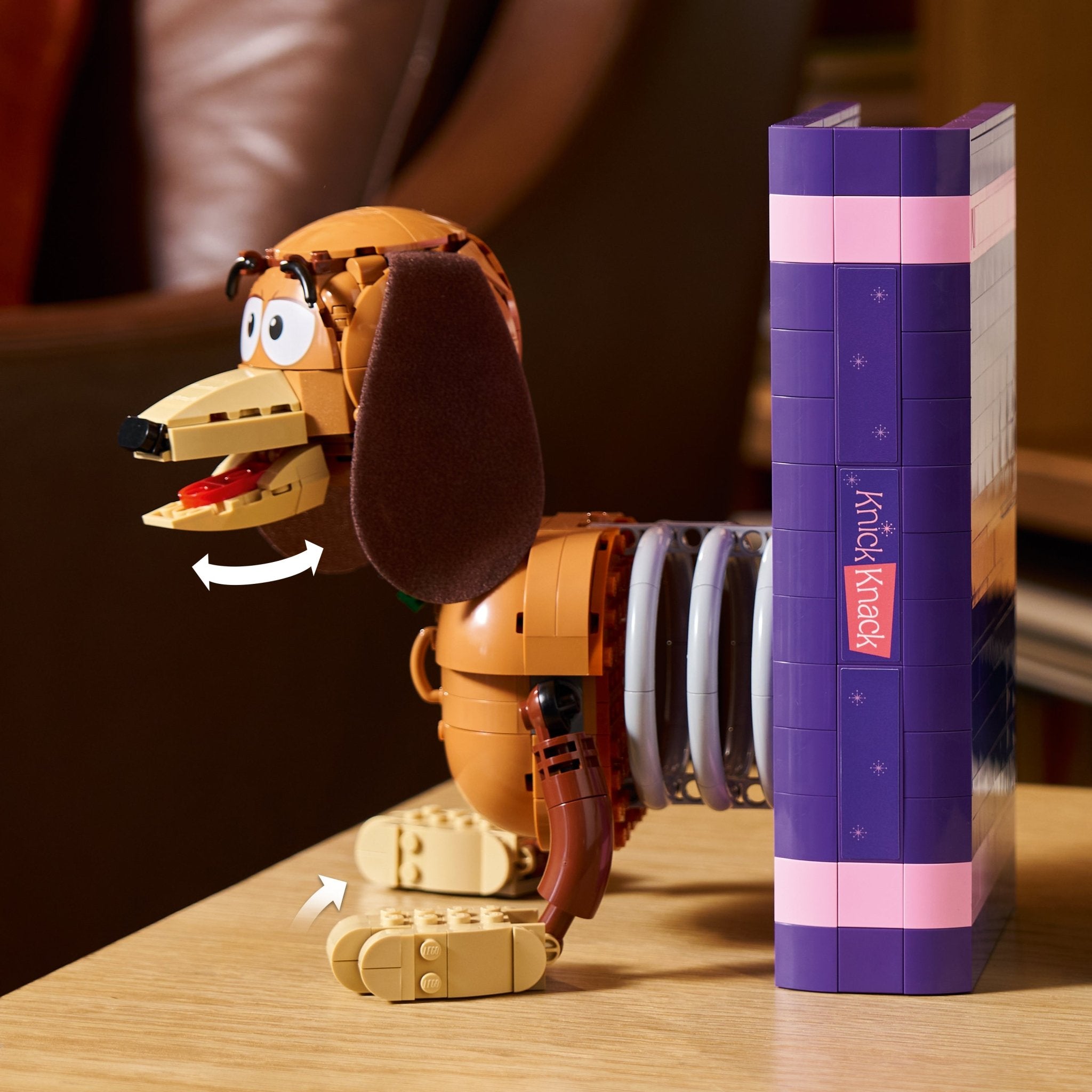 LEGO® Disney and Pixar Toy Story Slinky Dog Bookends 43301 - Image 4