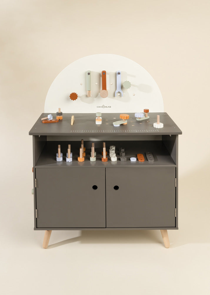 Coco Village Wooden Workbench Playset - Image 19