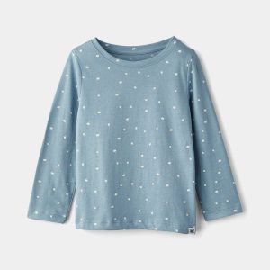 rise little earthling LS Crew Neck TGDKT00 - Cosmic Sky Hearts / 3-4y