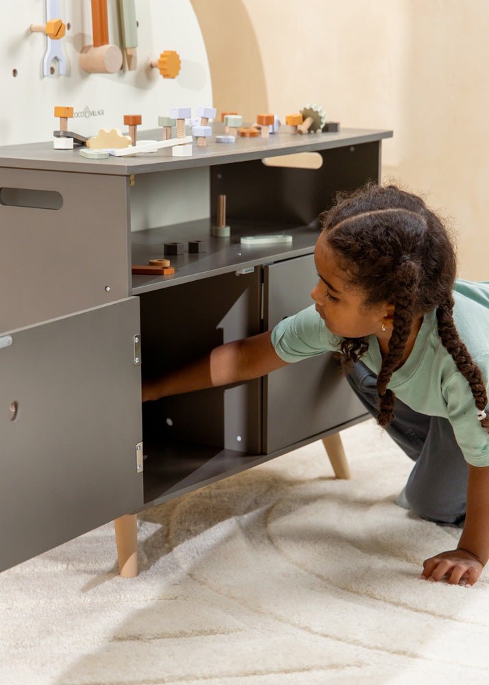Coco Village Wooden Workbench Playset - Image 15