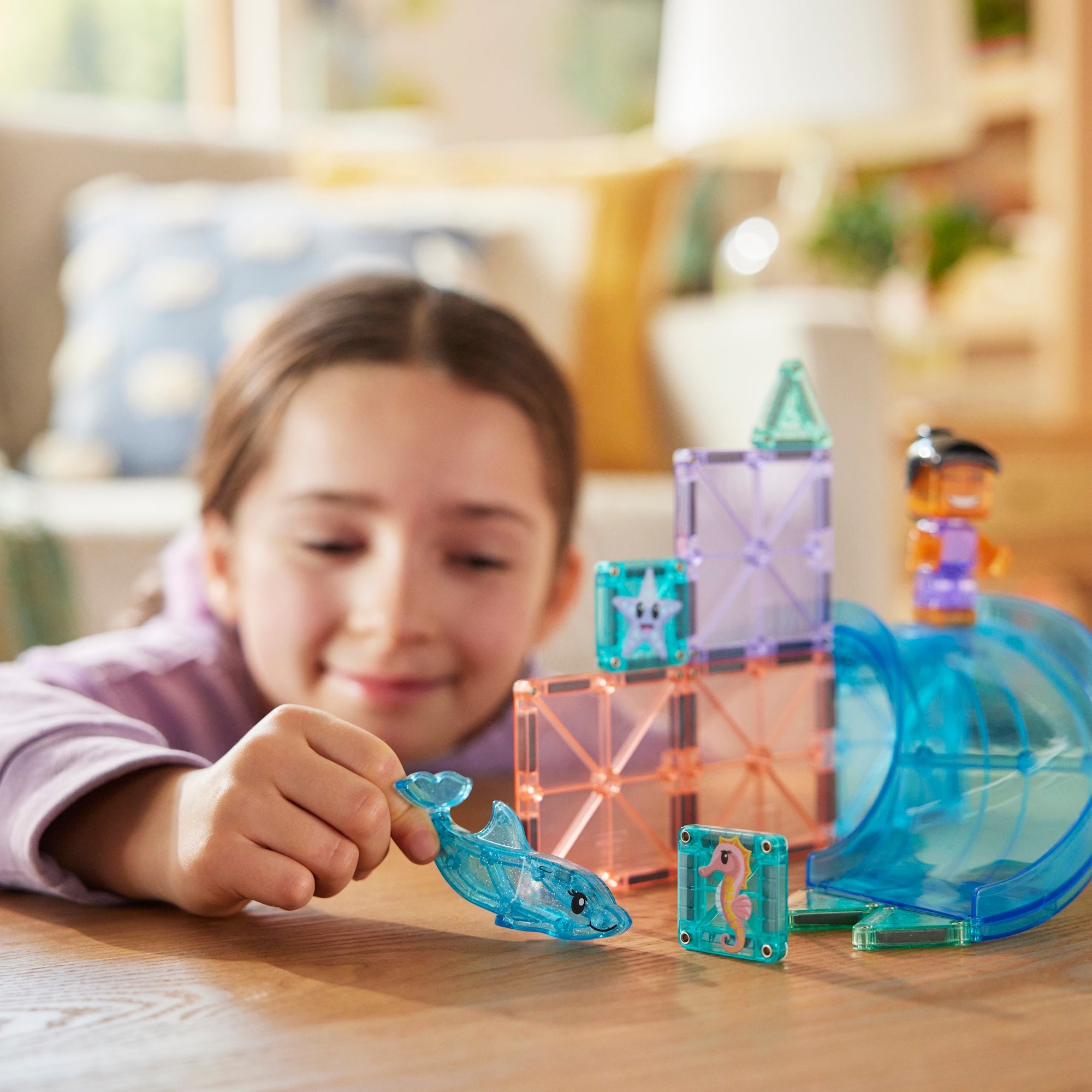 The Original MAGNA-TILES® Dolphin Bay 13-Piece - Image 4