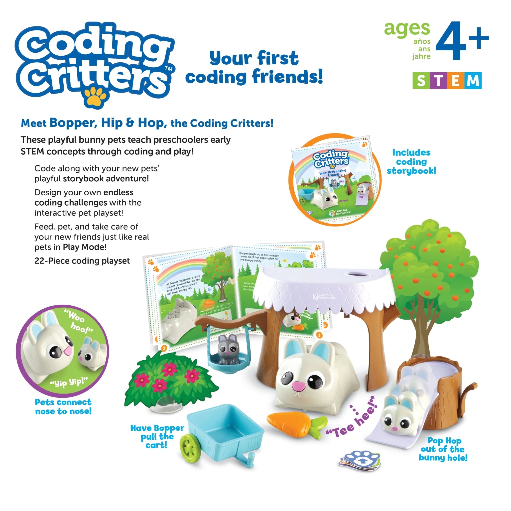 Learning Resources Coding CrittersTM: Bopper With Hip & Hop - Image 7