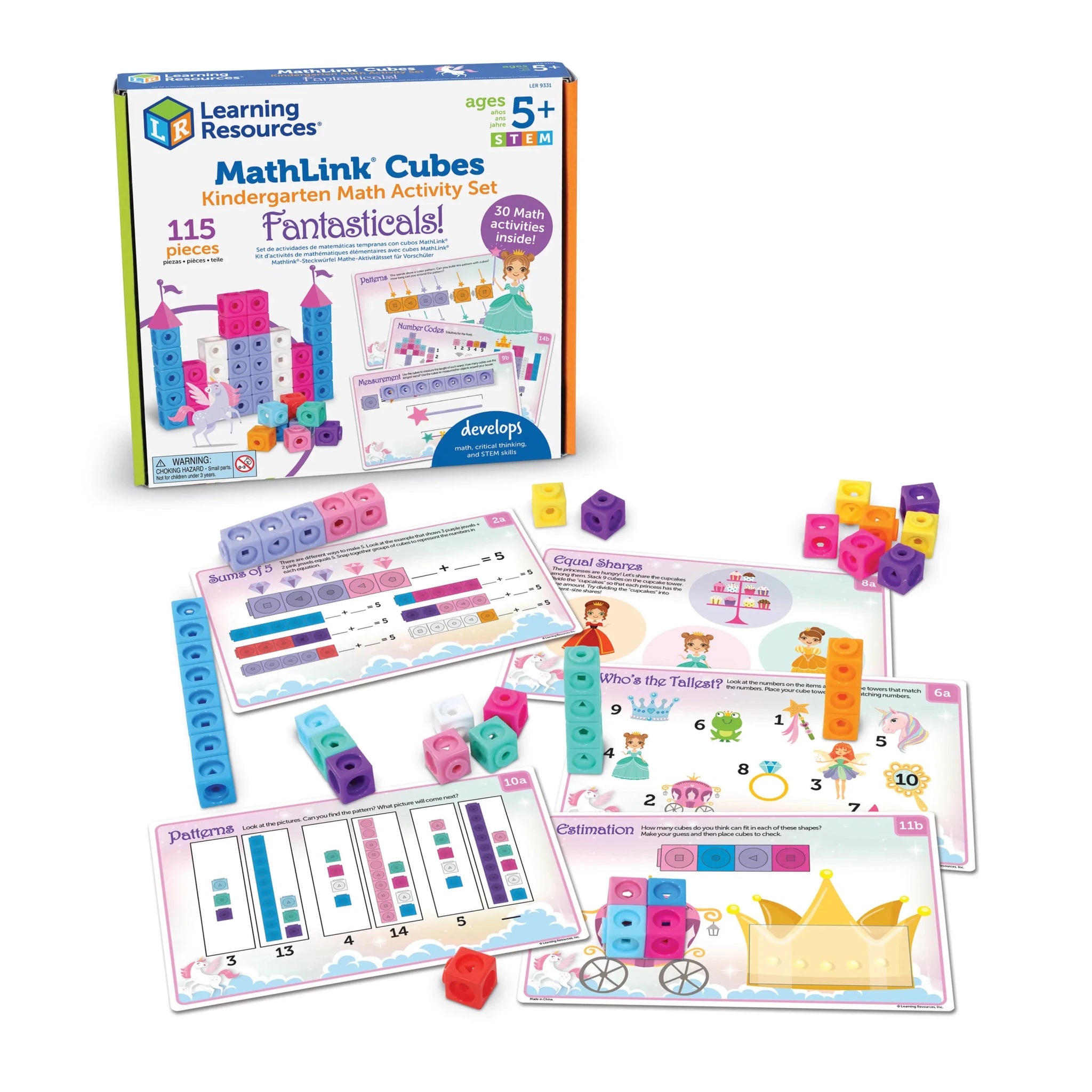 Learning Resources MathLink® Cube Activity Set - Fantasticals