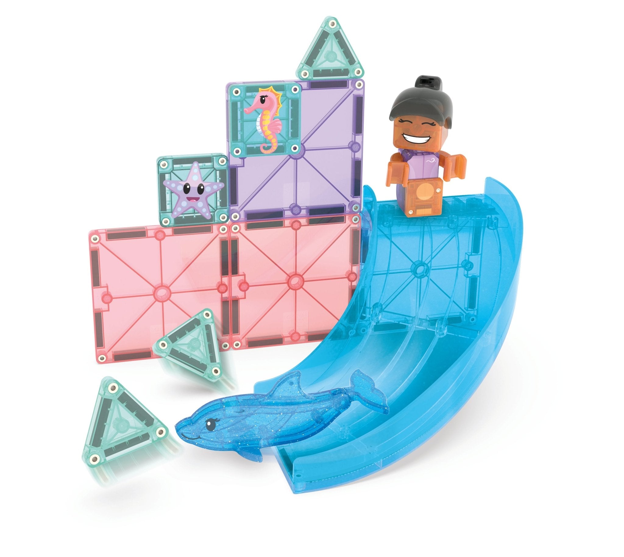 The Original MAGNA-TILES® Dolphin Bay 13-Piece - Image 3