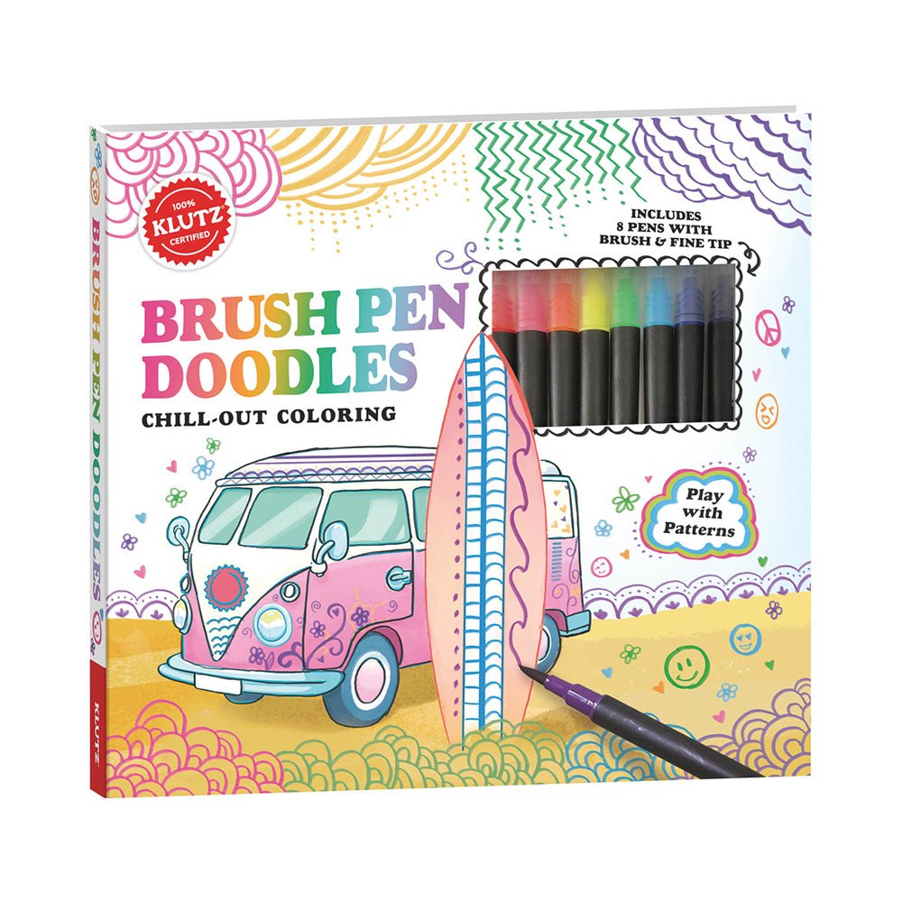 Klutz Brush Pen Doodles Chill-out coloring - Image 2
