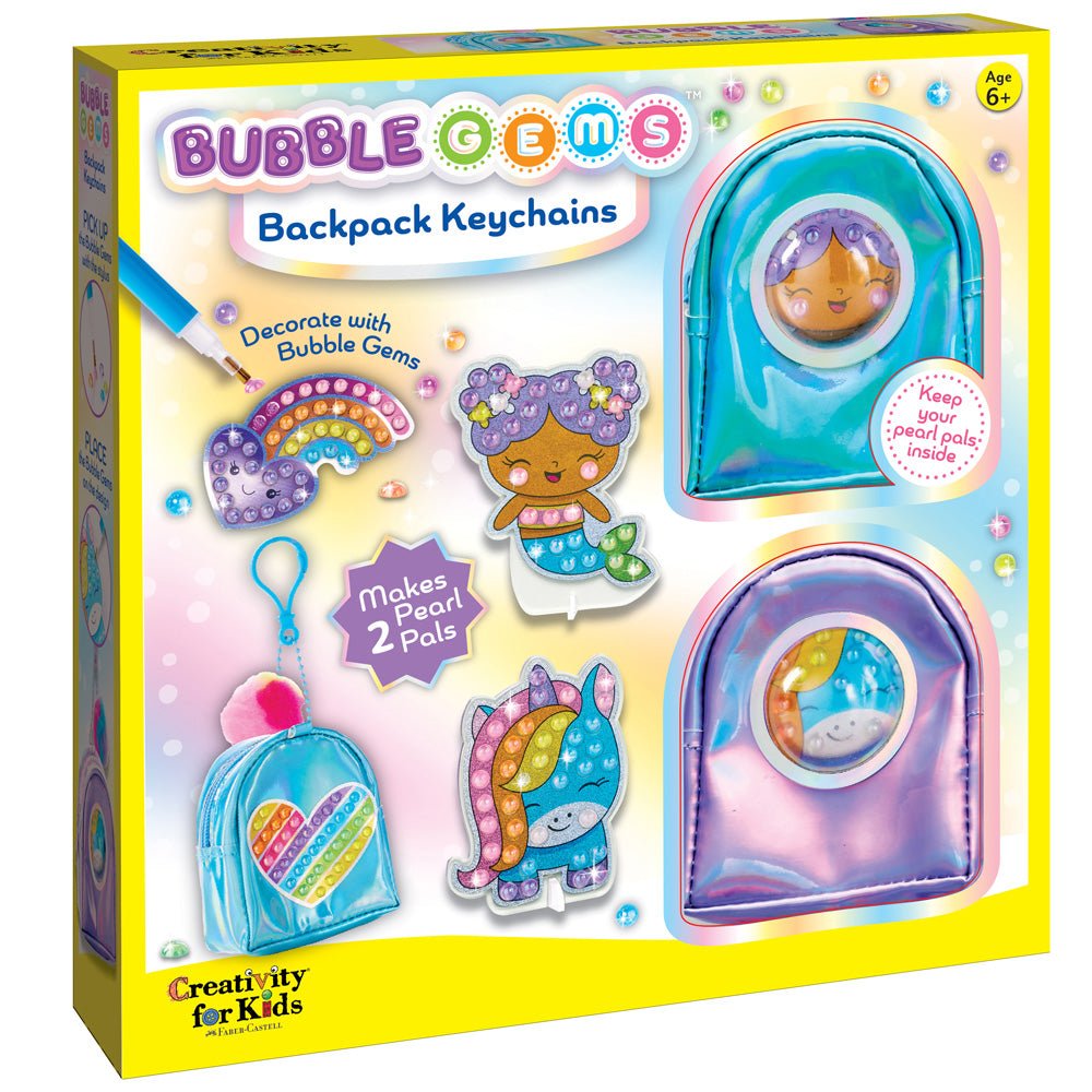 Creativity For Kids Bubble GemsTM Backpack Keychains - Image 2