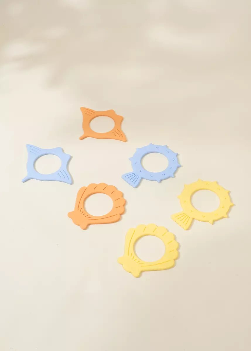 Coco Village Set of 6 Silicone Diving Rings Pool Toys - Ocean