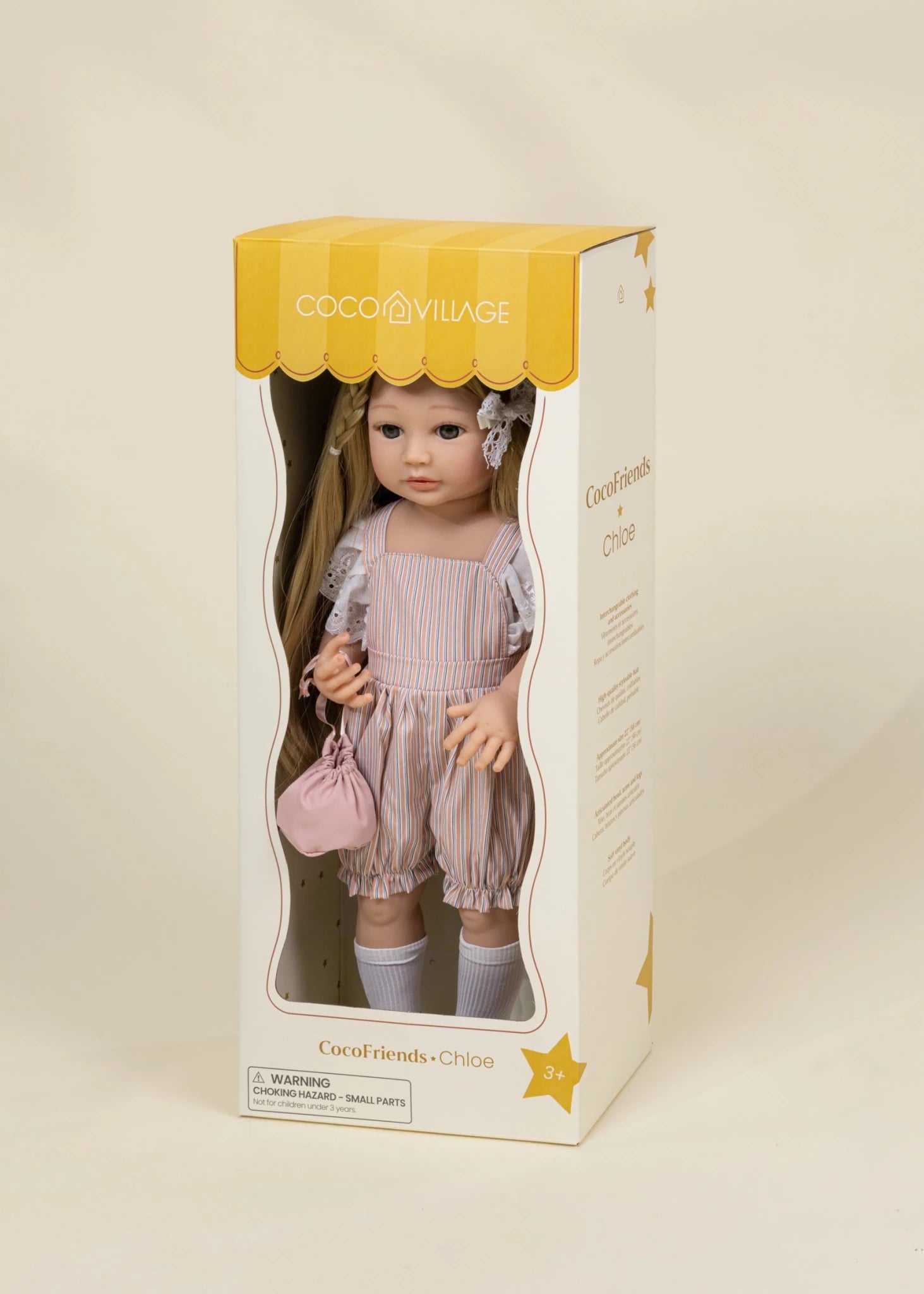 Coco Village Coco Friends Chloe – 22" Kids Play Doll - Image 5