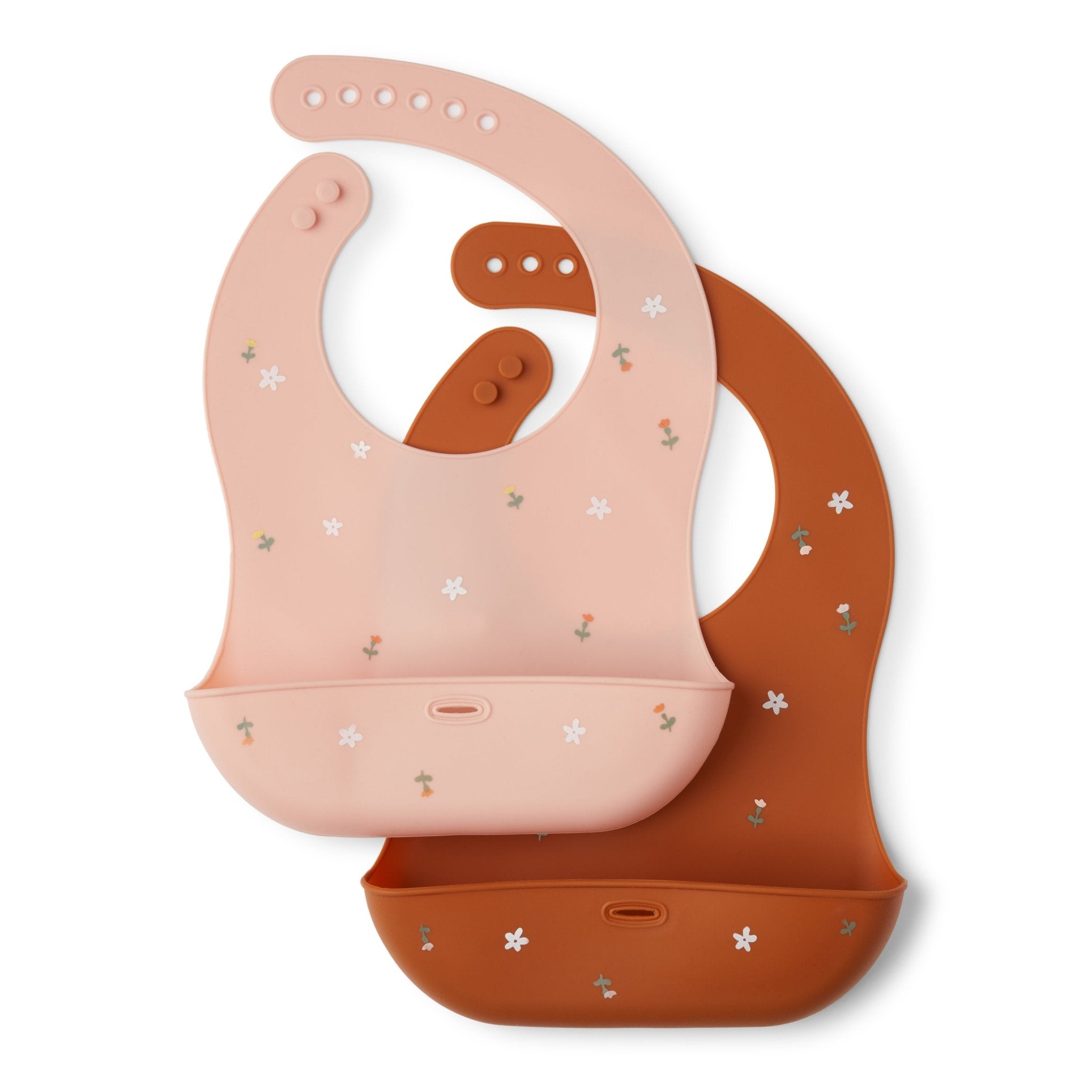 Rise Little Earthling 2-pack Silicone Bib - Dino / OS - Image 2