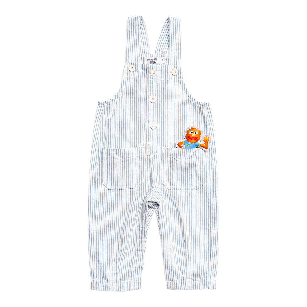 Ms.Rachel Signature Overall - Grey Stripe / 12-18m - Image 7