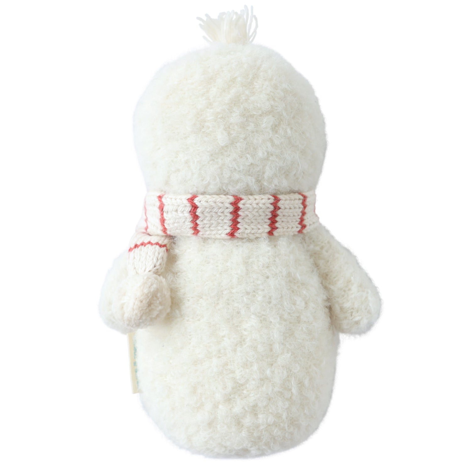 Cuddle + Kind Baby Snowman (Candy Stripe) Hand-Knit Doll - Image 2