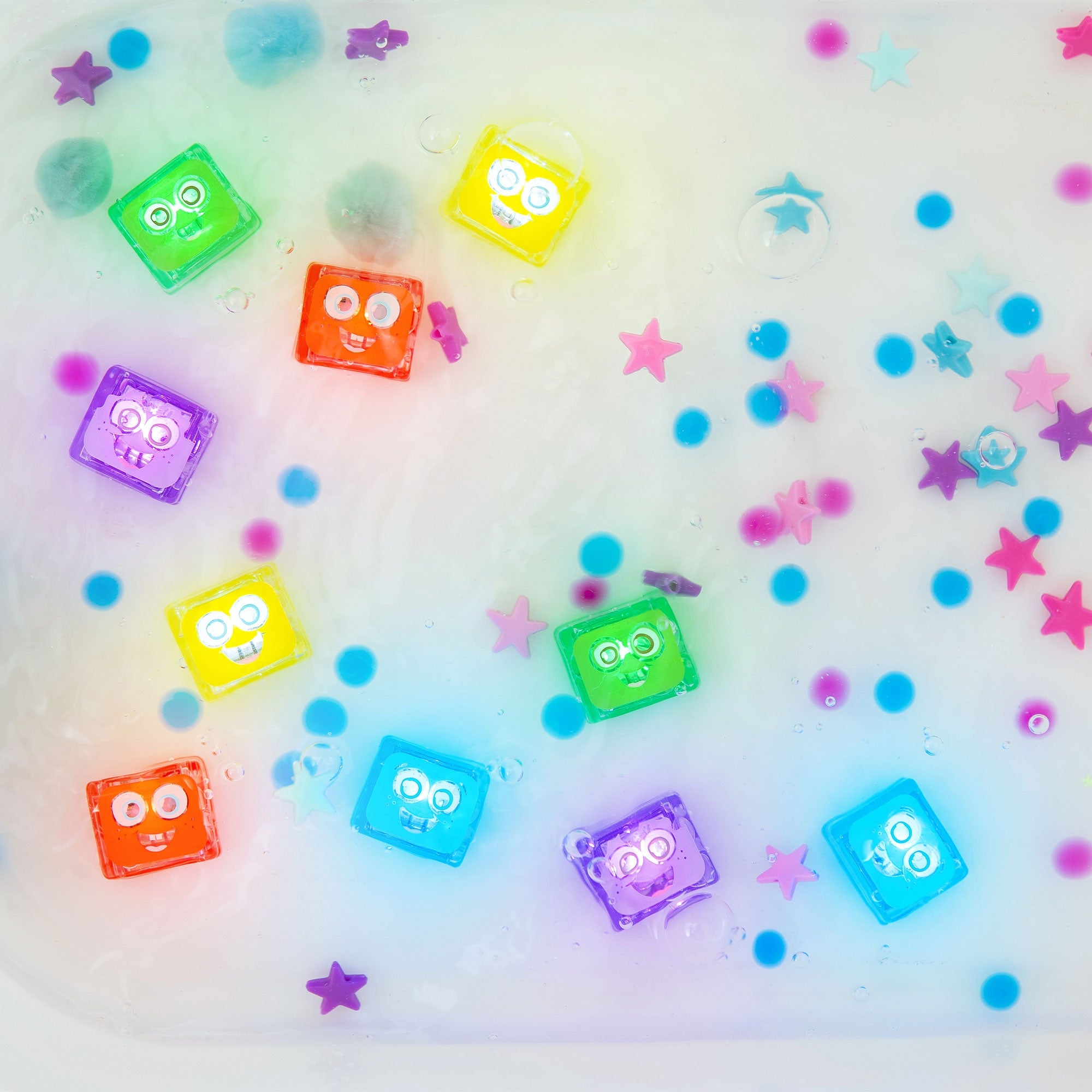 Glo Pals - Light Up Cubes 4pk - Lumi - Purple - Image 7
