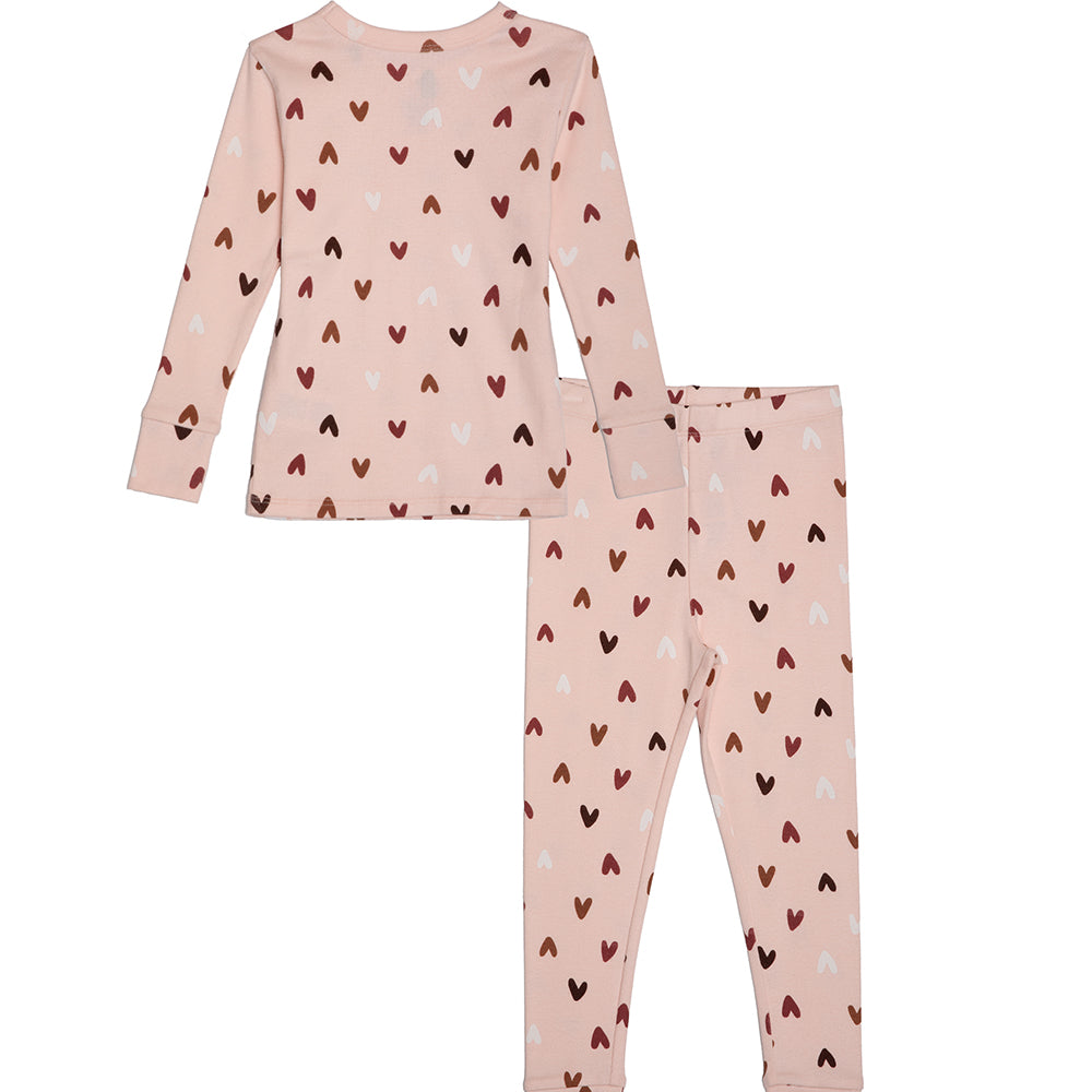 rise little earthling Long Sleeve 2 Piece Sleep Set TGFSL00 - Hazel Dino / 18-24M - Image 2