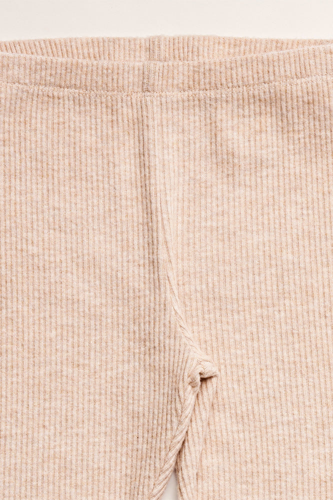 Rise Little Earthling Hacci Legging Oatmeal - Oatmeal / 5-6y - Image 2