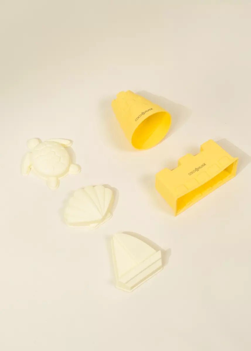 Coco Village Set of 5 Silicone Sand Moulds For The Beach - Ocean