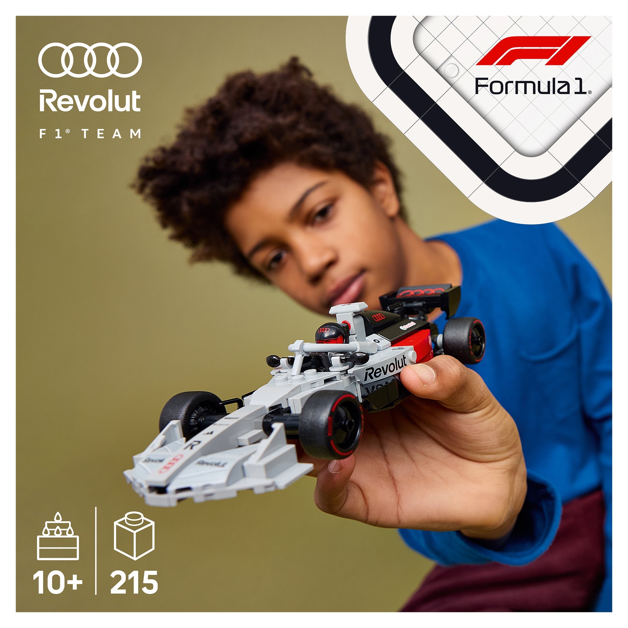 LEGO® Formula 1 LEGO® Speed Champions Audi Revolut F1 Team R26 Race Car 77259 - Image 2