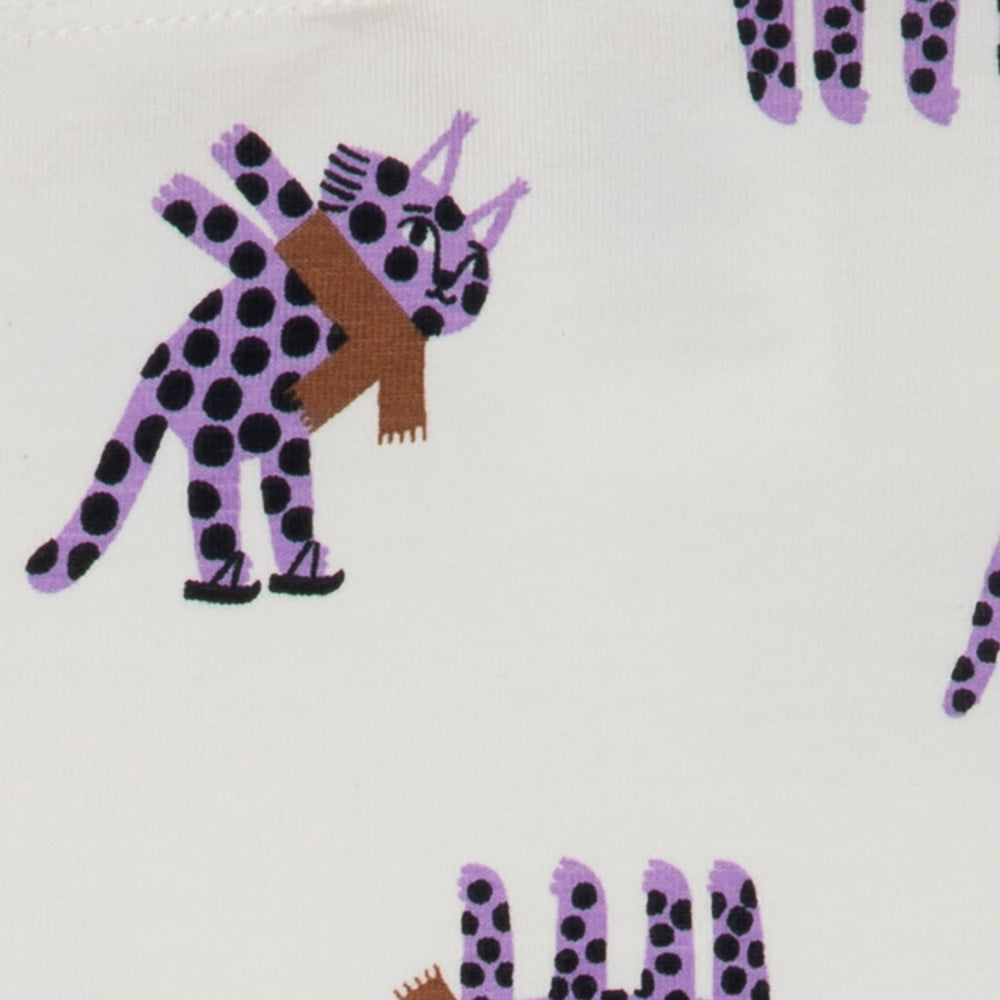 rise little earthling Cuffed Legging BGFKB07 - Violet Dots / 9-12m - Image 3
