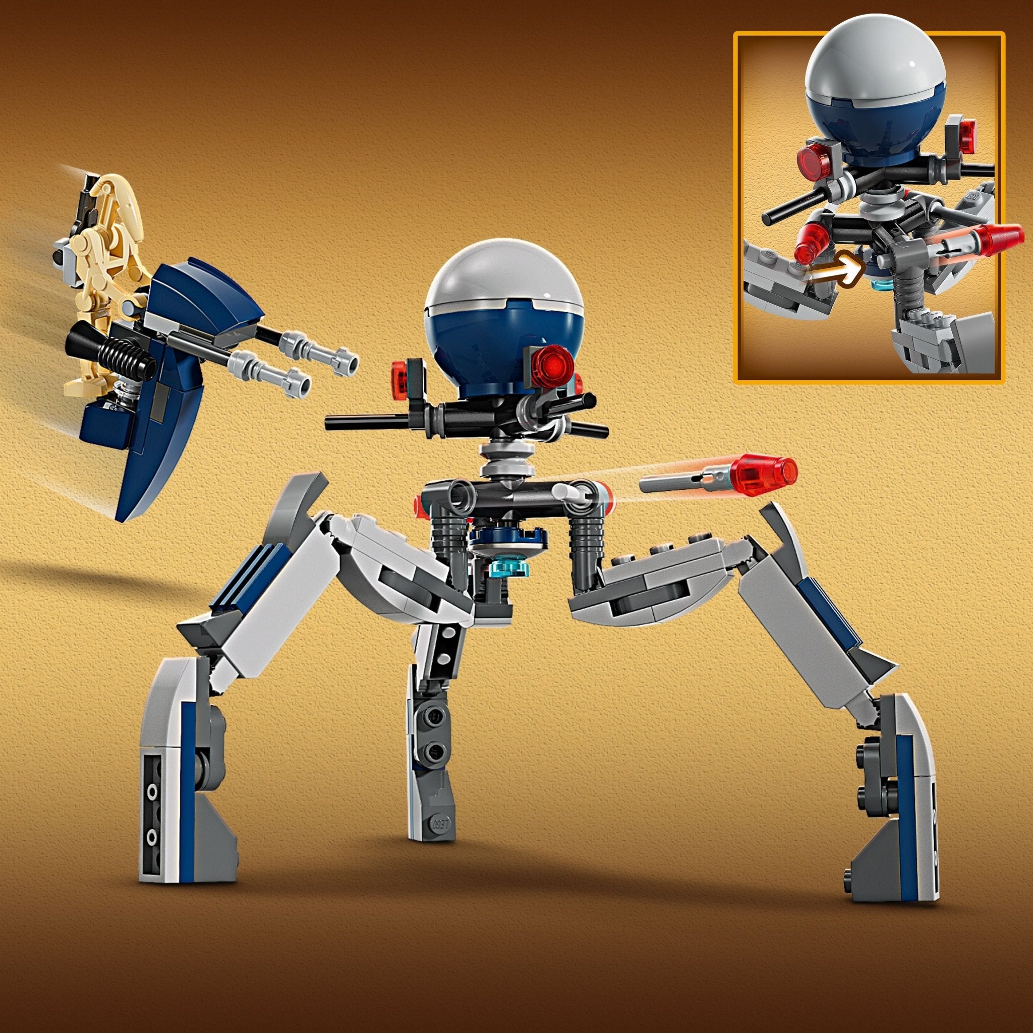 LEGO® Star WarsTM Clone TrooperTM & Battle DroidTM Battle Pack 75372 - Image 13