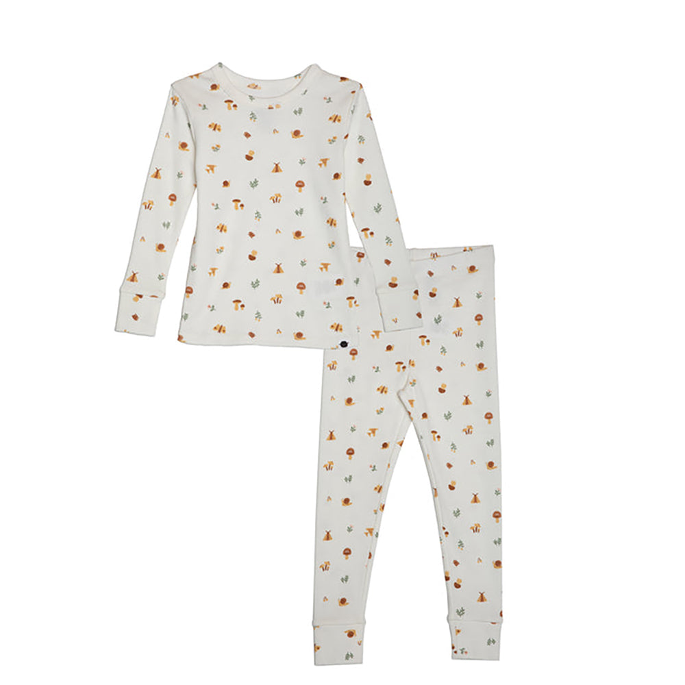 rise little earthling Long Sleeve 2 Piece Sleep Set TGFSL00 - Hazel Dino / 18-24M