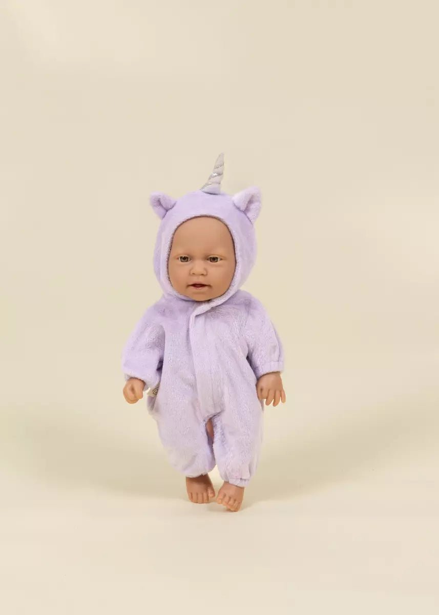 Coco Village Coco Tiny 10" Baby Play Doll Clothing Set – Unicorn - Image 2