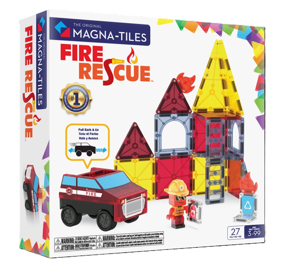MAGNA-TILES® Fire Rescue 27-Piece