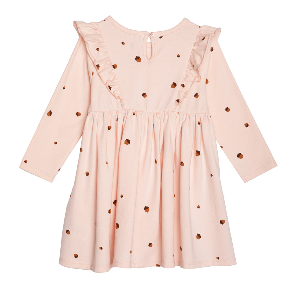 rise little earthling Ruffle Knit Dress BGFDR12 - Hazel Floral / 12-18m - Image 5