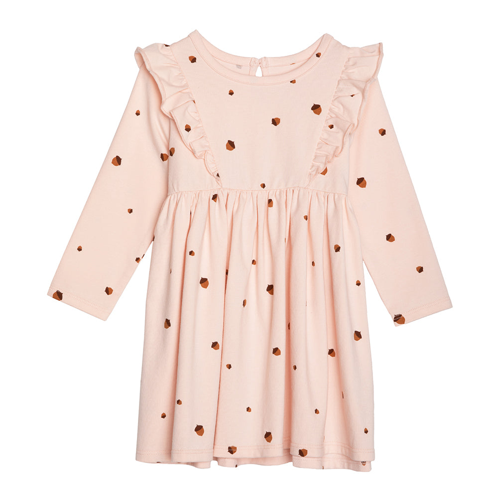 rise little earthling Ruffle Knit Dress BGFDR12 - Hazel Floral / 12-18m - Image 4